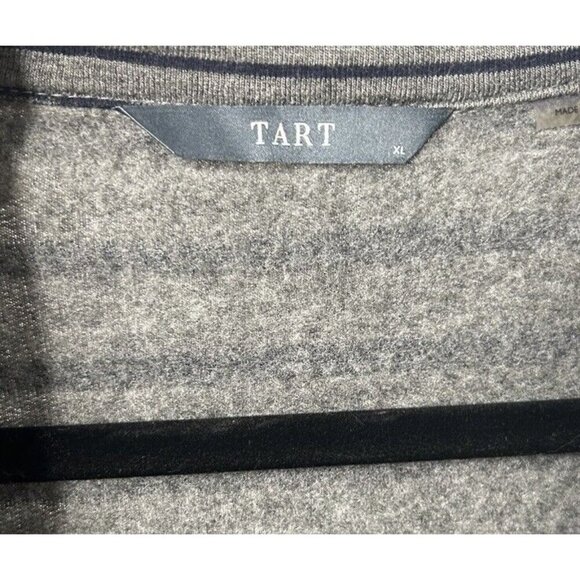 TART Essential Blazer Gray Navy Striped Women’s Workwear Long Sleeve Size XL - Picture 12 of 12